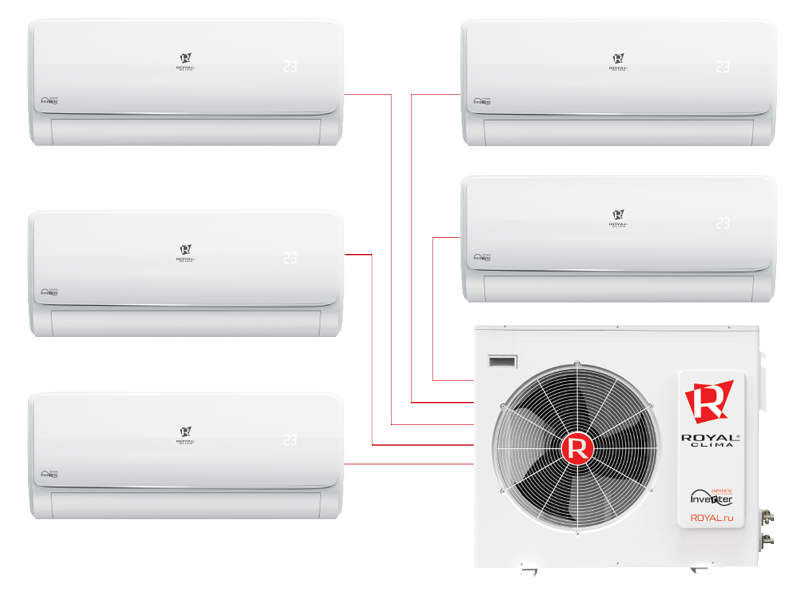 Внутренний блок мульти сплит системы Royal Clima RCI-VM12HN