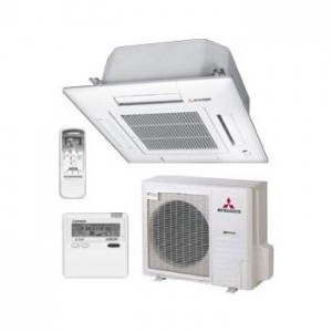 Кассетный кондиционер Mitsubishi Heavy FDTNC40ZJX-S (600х600)