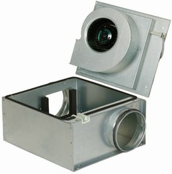 Шумоизолированный вентилятор Systemair KVO 100 EC