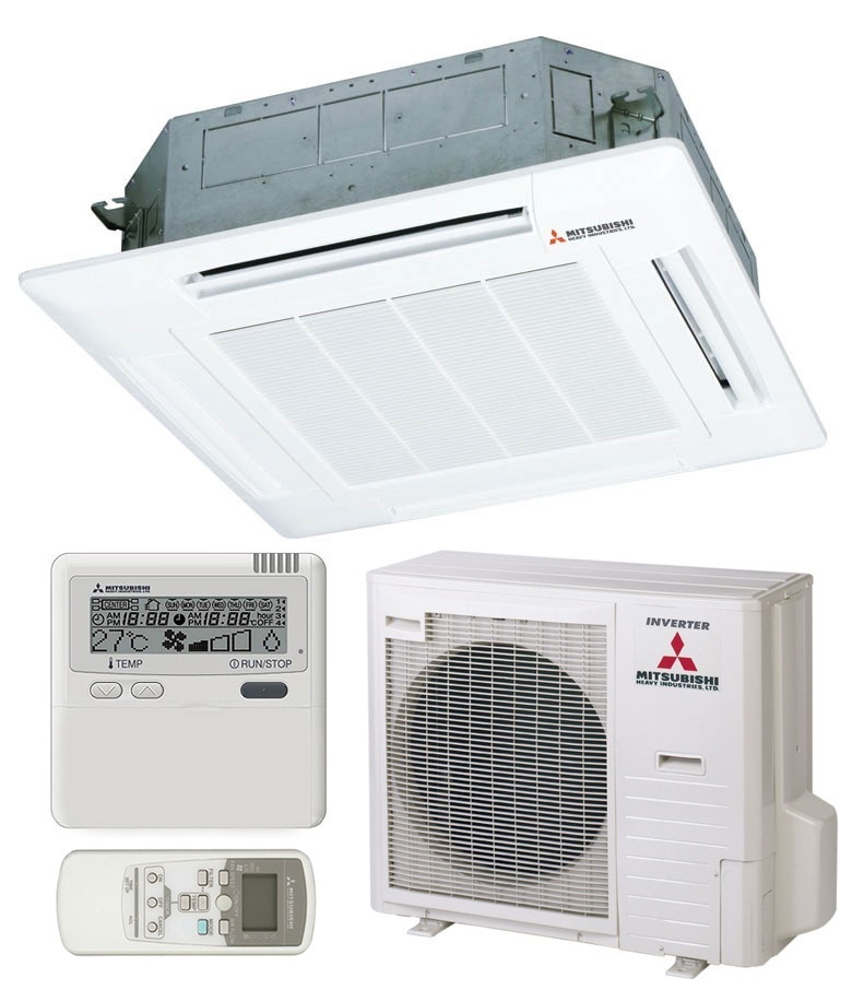 Кассетный кондиционер Mitsubishi Heavy FDTC35ZJX-S (600х600)